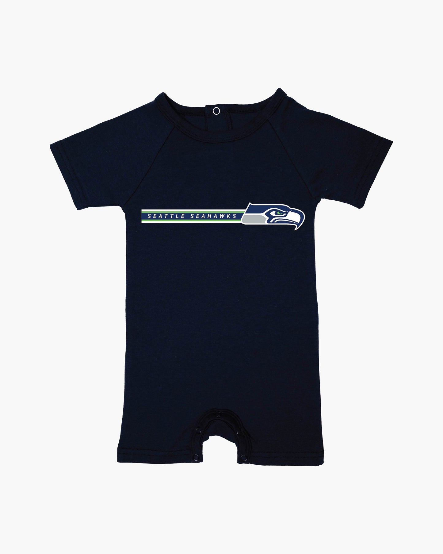 NFL Team Baby Navy Organic Cotton Romper