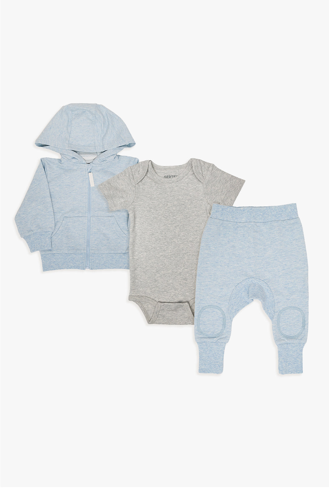 Organic Cotton Baby Sweatsuit Bundle Blue