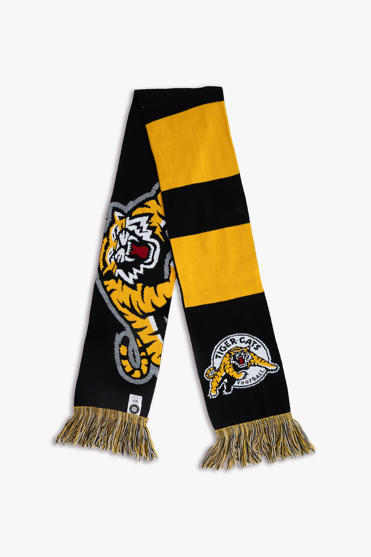 CFL Hamilton Tiger-cats Canadian Football League Adult Fan Scarf for Cold Weather | 150cm x 18cm