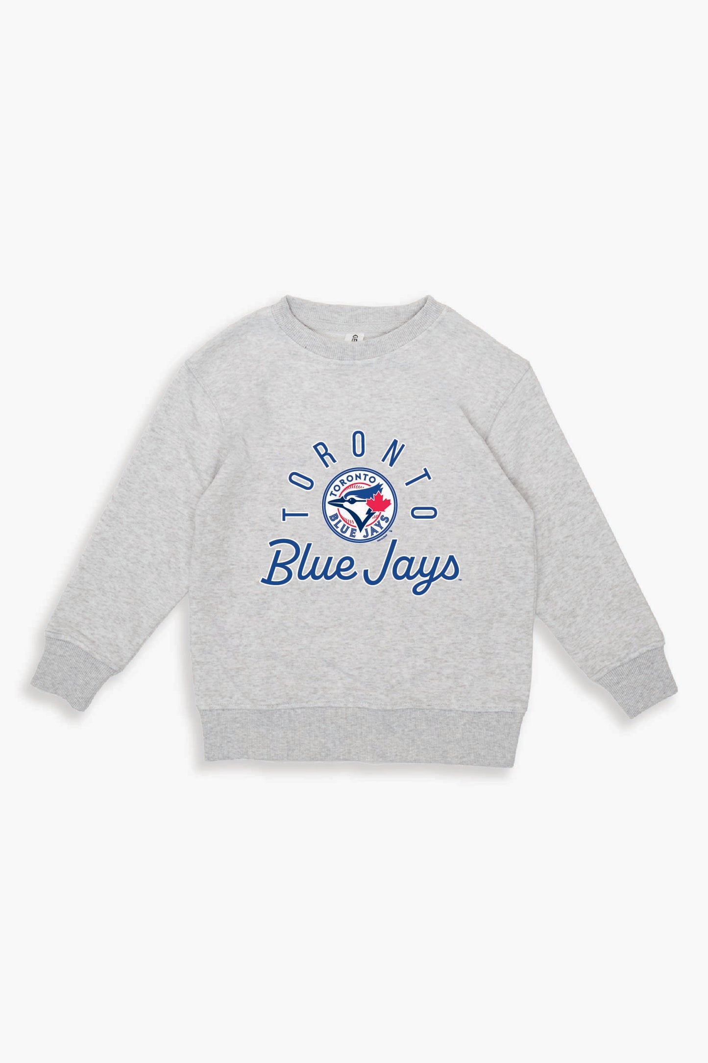 MLB Toronto Blue Jays Youth Crewneck Sweatshirt in Light Grey (Kids)