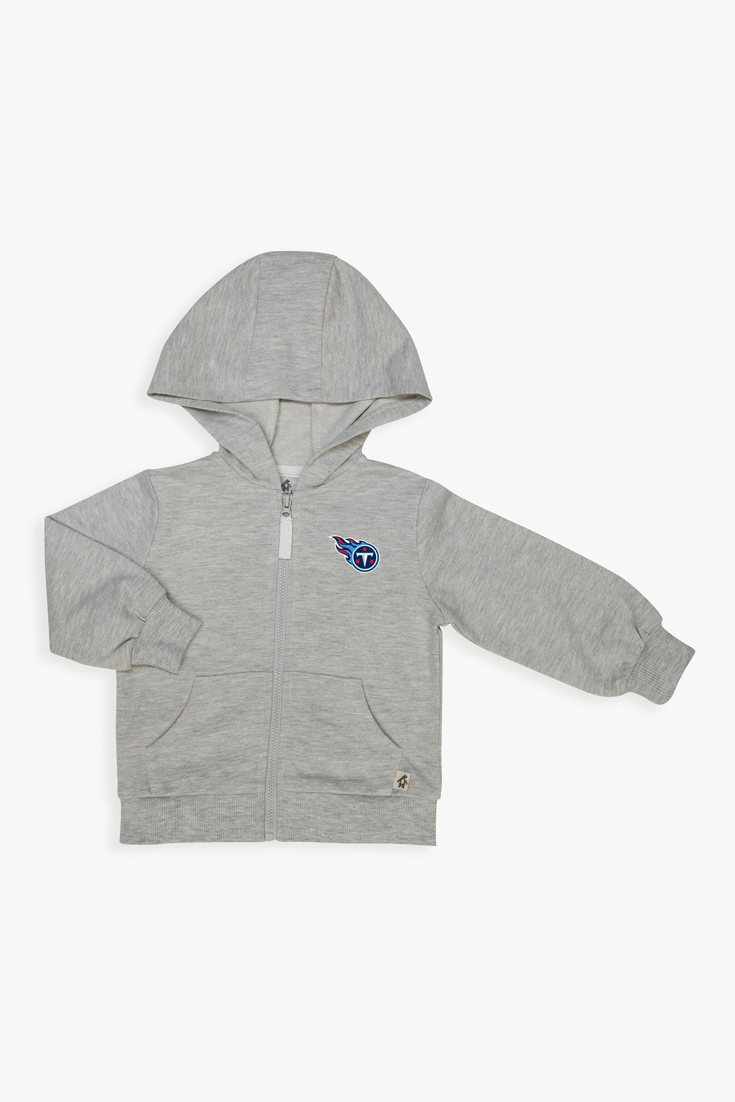 Gertex NFL Toddler Unisex Grey French Terry Zip-Up Hoodie