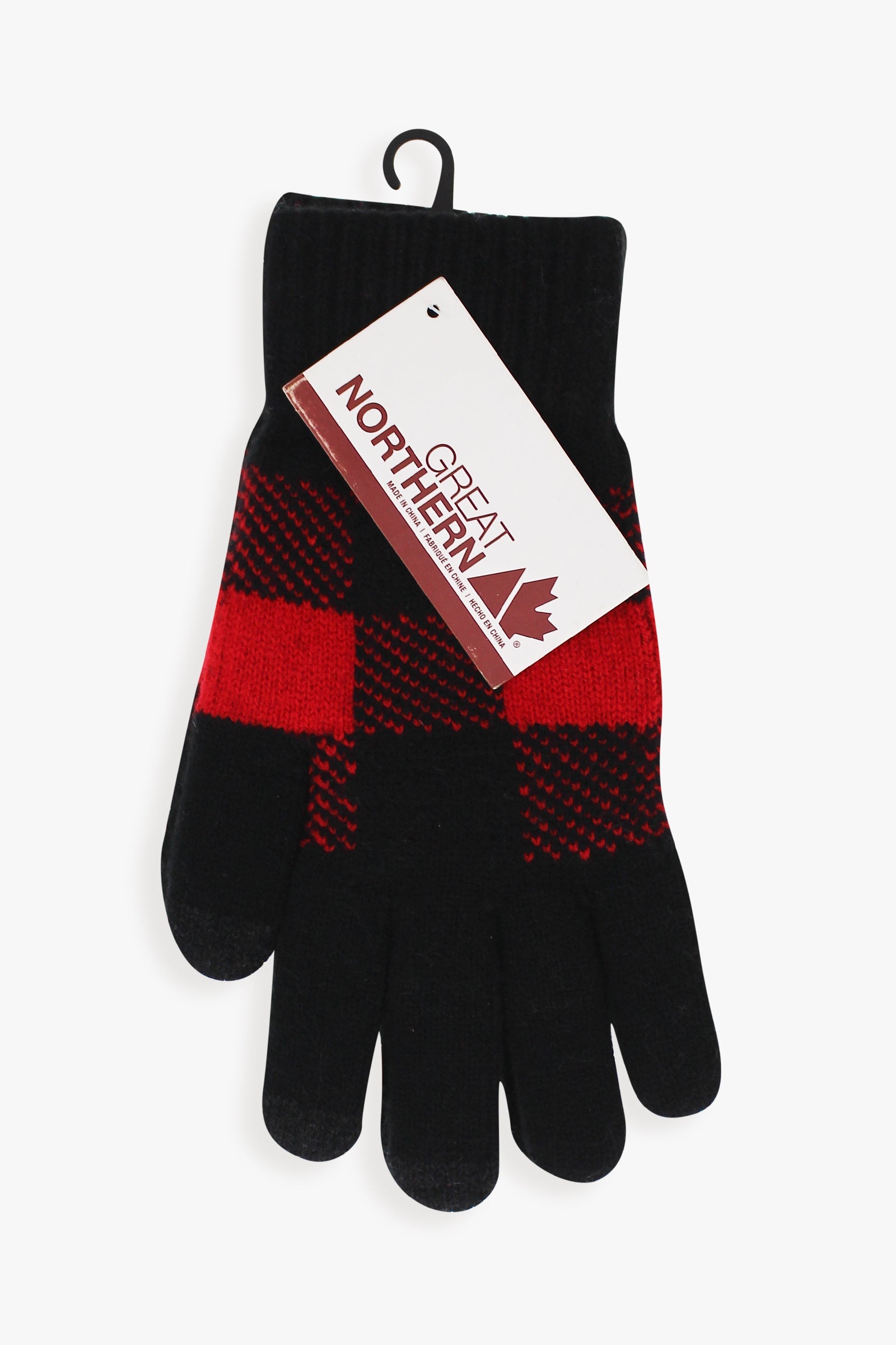 Ladies Knit Brushed Interior Gloves With Touchscreen