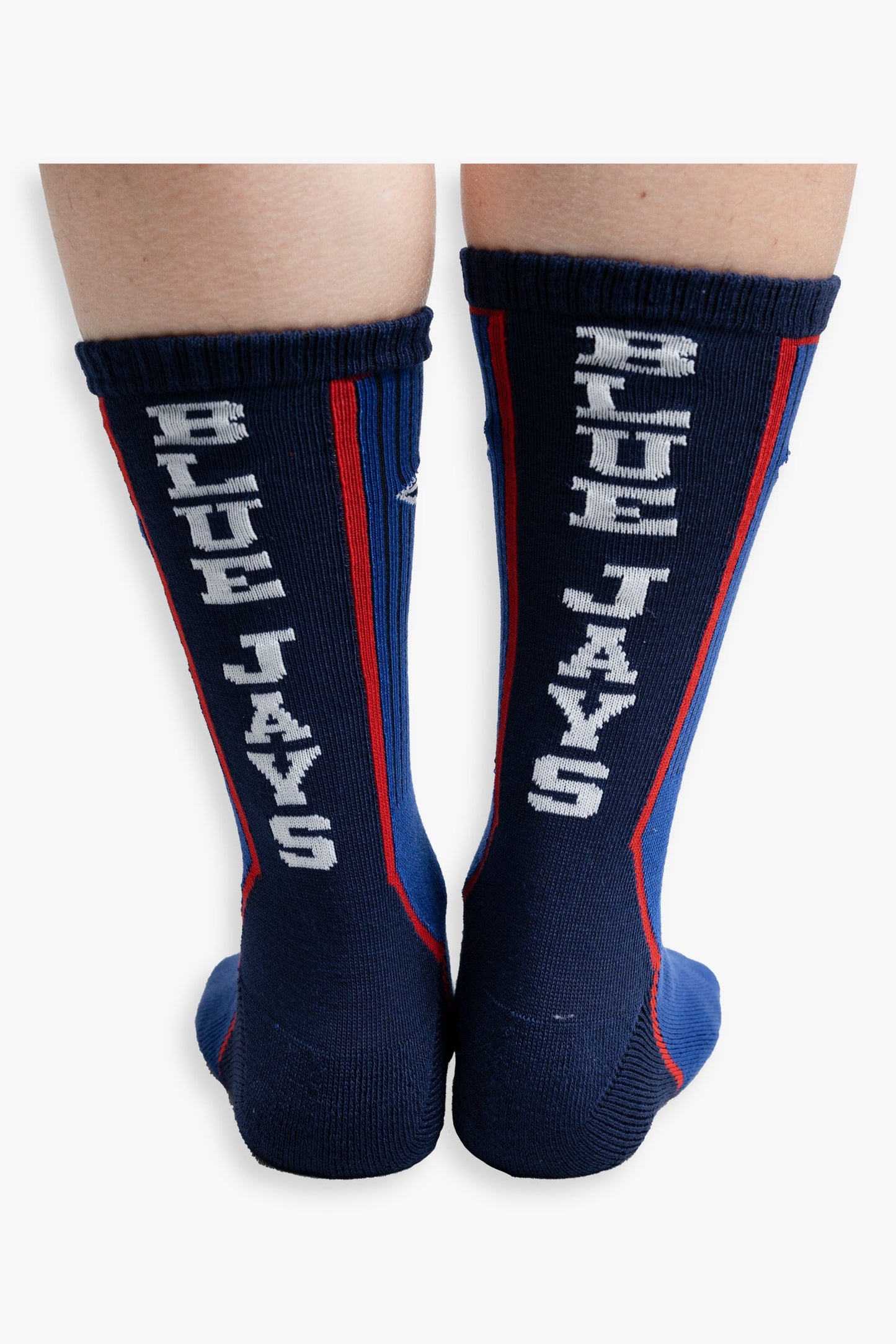 MLB Toronto Blue Jays Men's Crew Sock - 2 Pack - Shoe Size 7-12