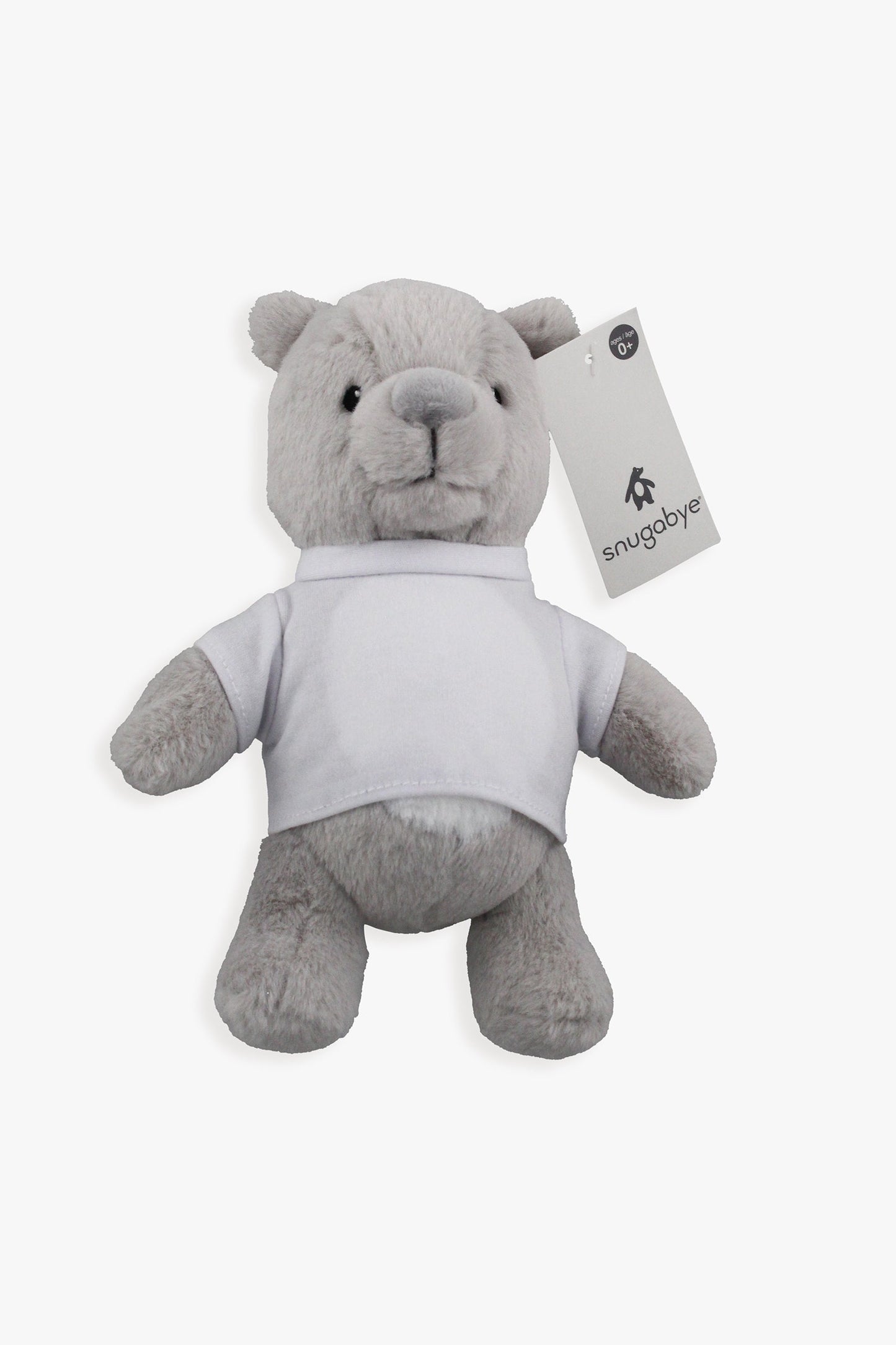 Add Your Own Custom Text to Our  Signature Plush Teddy Bear Toy for Infants & Babies | Made with Short Faux Rabbit Hair