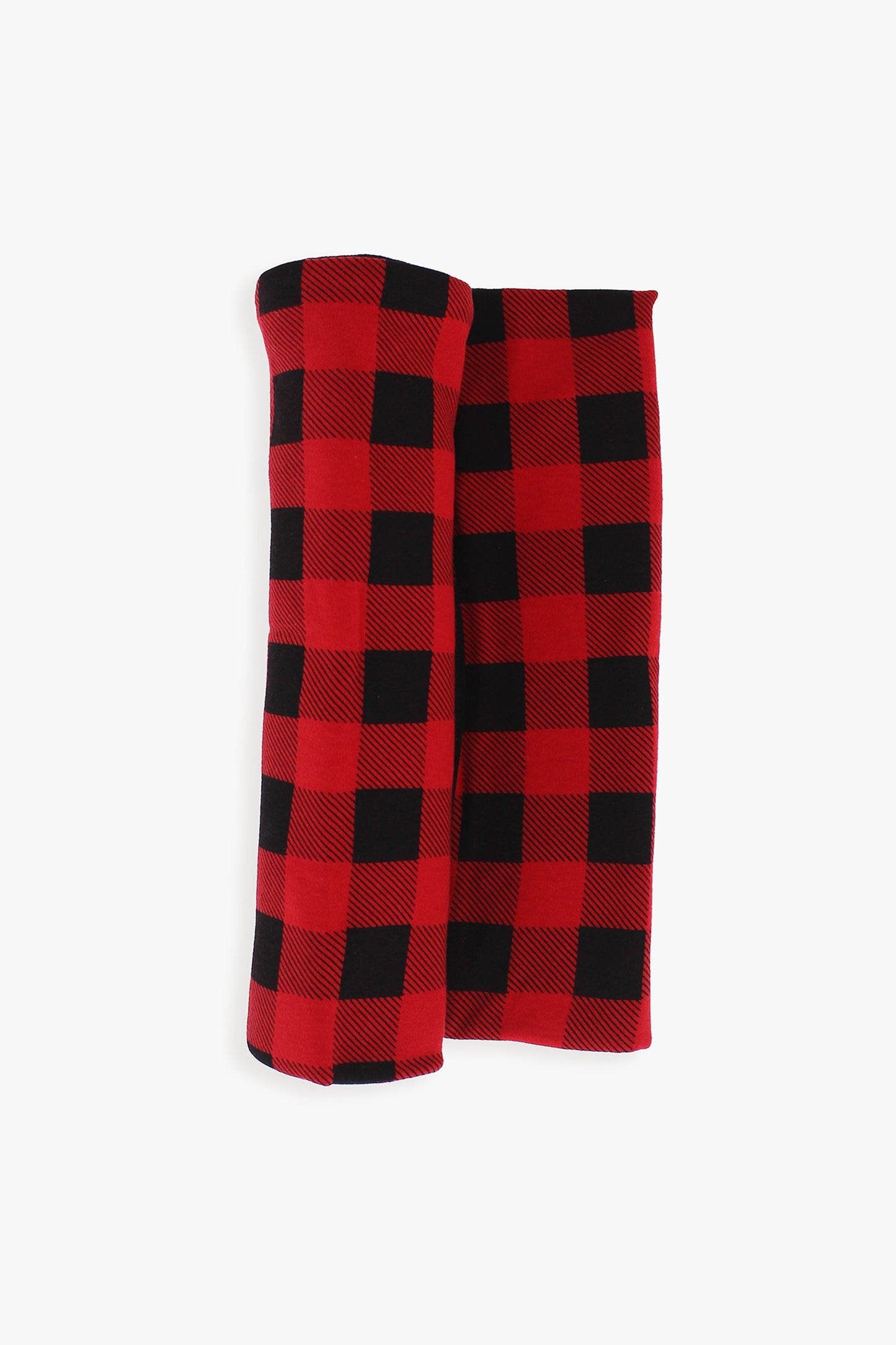 2-Pack Baby Red & Black Buffalo Plaid Swaddle Blanket
