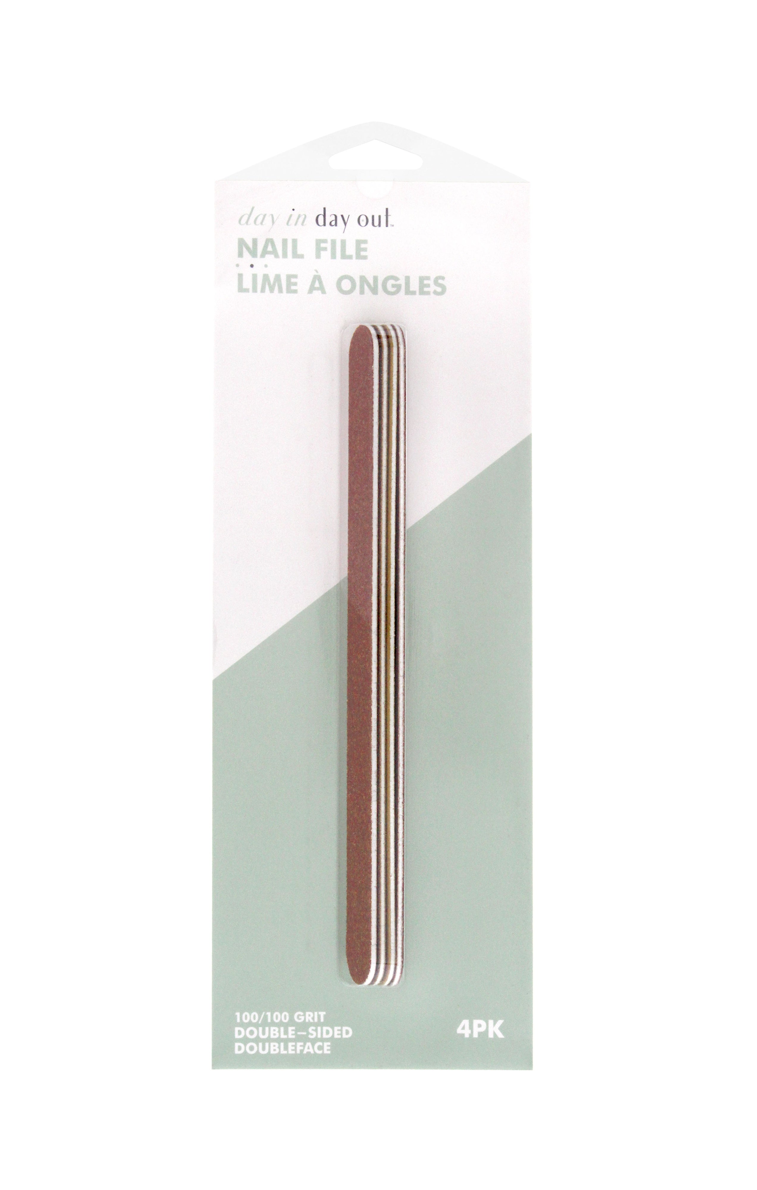 Day In Day Out 4-Pack Nail File Gold 100 Grit
